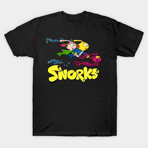 Sea son of Fun Commemorate the Playful Antics and Oceanic Adventures of Snorks Characters on a Tee T-Shirt by Frozen Jack monster